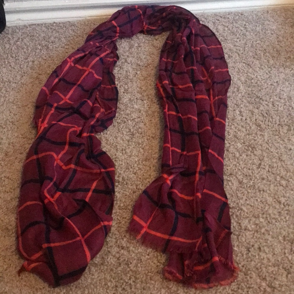 J. Crew Mulberry Printed Scarf